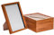 Nicola Spring 3D Shadow Box Photo Frames - 8 x 12 (20 x 30cm) - Pack of 5 - Dark Wood 3D Photo Frame A4 Picture Frame Portrait Display Case for Crafts, Keepsakes, Wedding, Graduation