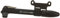 DANSI 44303 Mini Pompe à vélo Mixte Adulte avec Valve remplaçable et Support Noir