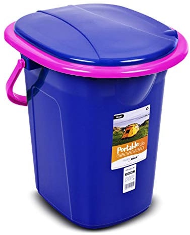 Green Blue GB320 Mobile Campingtoilette 19L | Tragbare Reisetoilette mit max. Tragkraft bis 120kg | Ideal für Camping, Reisen und Outdoor-Aktivitäten