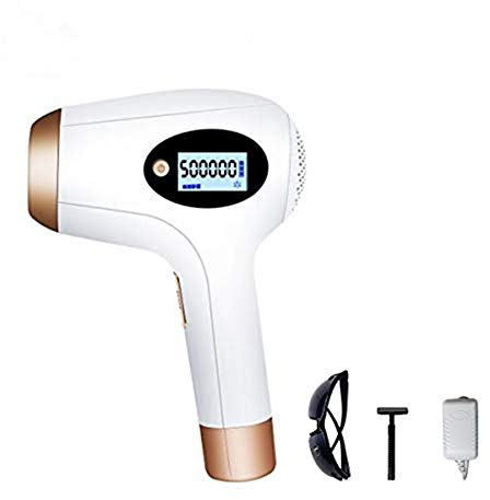 IPL Haarentferner Haarentfernungsgerät 500.000 Lichtimpulse Permanente Haarentfernung Gerät für Damen und Männer