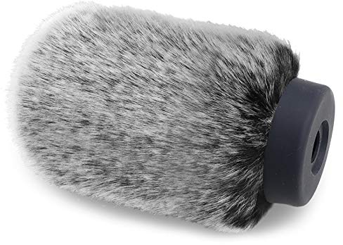 Bonnette Anti-Vent en Fourrure pour Réduire le Bruit du Vent pour Rode VideoMic NTG et Microphone (Longueur Maximale de 100mm,diamètre de 18 à 24 mm) par YOUSHARES