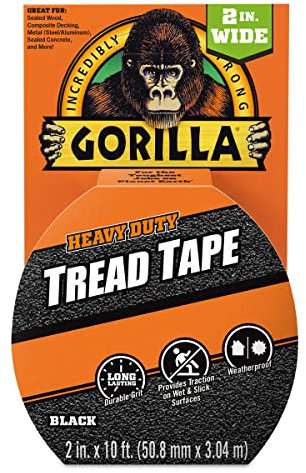 Gorilla 3044310 Anti Slip Tread Tape Black 3m