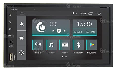 Radio de Coche universales 2 DIN Android GPS Bluetooth WiFi USB Dab+ Touchscreen 6.2 4core Carplay AndroidAuto