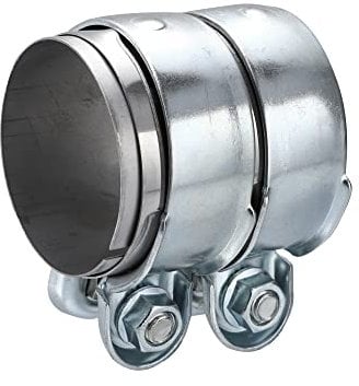 X AUTOHAUX Exhaust Pipe Tube Joiner Connector Sleeve Clamp 64mm 67.5mm 75mm