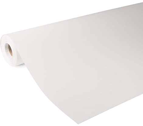 Fresco Glasfaservliestapete Rauten Weiss 25mx1m (155g/m2) | Tapeten Wohnzimmer, Wandverkleidung Weiß 2500 x 100