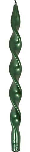 GreenGate CANLHTL2P3004 Kerze Twisted Dark Green Large 36cm 2Stk.(1 Set)