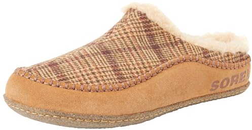 Sorel LANNER RIDGE Hausschuhe für Herren, Braun (Elk x Gum 10), 46 EU