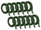 PATIKIL 30 Yard Floral Ruban Adhésif, 12 Rouleau Fleuriste Ruban Adhésif Crêpe Papier Fleurs Bouquets Rubans Imperméable pour Bouquet Tige Emballage, Foncé Vert (27 Mètres)