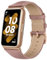 KoGiio Vintage Leder Armband für Huawei band 7, Herren Damen Ersatz Weich Uhrenarmbänder, Metallschnalle Atmungsaktiv Ersatzarmband Kompatibel mit Huawei Band 7 Rosa