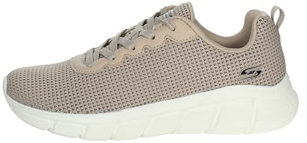 Skechers Hardwood, Bobs B Flex Essence VISIONARIA Woman, Beige Tan, 6 UK