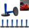 WIYETY Wrap Gripper Magnethalter Blau: 8 Stück Auto Montagemagnet mit Aufbewahrungbox, Magnethalter Folie, Auto Mantagemagnet, Magnete Haftmagnet Car Wrapping, Montagemagnet für Auto Folie Wrap
