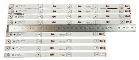 AQXYYWEI Kit LED-Hintergrundbeleuchtungsstreifen for 50P62US TV 50UC6416 (Color : Kit 8pcs For 1 TV)
