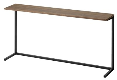 YAMAZAKI Tower Küchenregal mit Holzablage, schwarz | Stahl / Holz, Schnell aufgebaut, Mehr Platz in der Küche schaffen, 18,3 x 90 x 46,7 cm, Japanisches Design