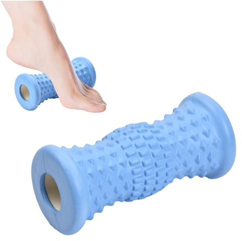 Dokeno Rouleau de Massage Musculaire, 16 x 7 cm Rouleau de Mousse Multifonction Bleu Rouleau Massage Pied Rouleau de Massage pour Massage Pronfond Des Tissus Musculaires Jambes Dos