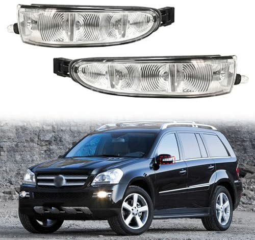 SUMRED Auto Rückspiegel Blinker für Benz W164 X164 ML 2006-2009 W251 R-Class 2005-2009, Außenspiegel-Kontrollleuchte 1648200521,1648200621 Seite Rückspiegel Blinker Licht,Right