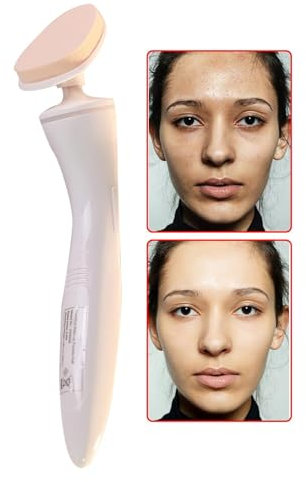 Pinceau de maquillage électrique | Pinceau de fond de teint vibrant rotatif à 360° pour estomper et contourner, pinceau à blush électrique portable pour maquillage liquide et poudre | Cadeau parfait p