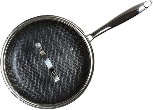 Copper Chef Titan Pan, Try Ply Stainless Steel Non-Stick Frying Pans, 9.5 Inch Fry Pan with Lid