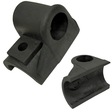 IBRIQO® Juego de 4 Cojinetes para Carretillas de Obras | para Eje Ø 20 mm | Orificio de 22 mm | Cojinetes de Nylon Duraderos y Resistentes | Apto Carretillas Metalicas Cofan (Ø Eje 20MM, 4, Unidad)