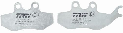 TRW MCB664EC Organic Eco Bremsbelagsatz für FACTORY SM 2004 - Vorderachse und andere Motorräder