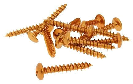 Schraubensatz 12 Stück Verkleidung orange - 5x30