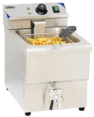 Casselin CFEV8 - Friteuse électrique avec vanne de vidange 8 litres