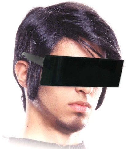 Zensurbrille, Gagbrille, Karneval, Mottoparty, Festival, Accessoire