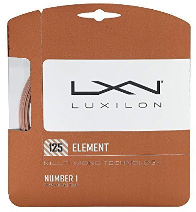 Luxilon, incordatura per racchetta da tennis Element, bronzo