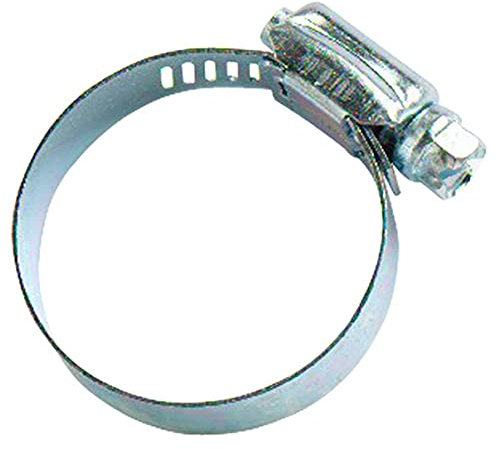 Merriway BH03448 (2 Pcs) Jubilee Pipe Hose Clip Clamp, Size 1X: 30-40 mm (1.1/4 inch to 1.1/2 inch) Mild Steel - Pack of 2 Pieces