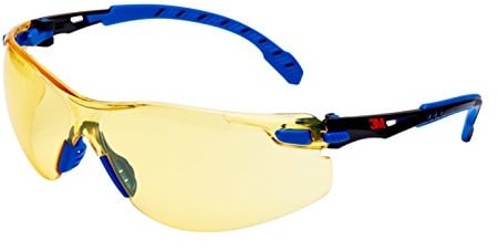 Solus S1103s Lunettes de sécurité, anti-buée, cadre objectif clair, bleu/noir