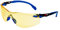 Solus S1103s Lunettes de sécurité, anti-buée, cadre objectif clair, bleu/noir