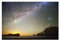 Bilderwelten Vlies Fototapete Strand Sternenhimmel über dem Meer Tapete 190x288cm
