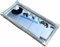 Crushed Diamond Tray Trimmings Crystal Filled Diamond Kitchen Silver - Crystal Filled Serving Trays And Party Food Tray, Size: 38 x 19 CMS