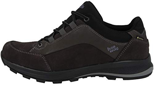 Hanwag M Banks Low GTX Schwarz - Gore-Tex Niedriger wasserdichter Herren Gore-Tex Wanderschuh, Größe EU 47 - Farbe As