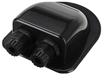 CHAOCHAO ZHANGERDIAN 2021 NEW Roof Wire Entry Gland Box Fit For Motorhome Caravan Boat Solar Panel Cable Junction Box Fit For RV Campers Van Yacht CSV (Color : Black)
