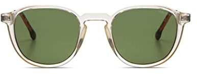 KOMONO Liam Prosecco Unisex Oval Bio-Nylon-Sonnenbrille für Damen und Herren mit UV-Schutz und kratzfesten Gläsern