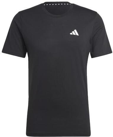 adidas Men's Essentials Feel Ready Training T-Shirt, Black/White, X-Large
