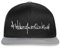 Spreadshirt Holzkunst Scholz Merch Holz Macht Glücklich Snapback Cap, One Size, Schwarz/Grau