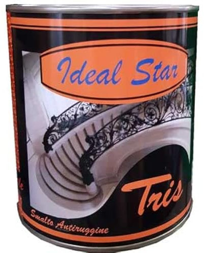 SMALTO ANTIRUGGINE 'TRIS' IDEAL STAR lt 0,750 - Testa di moro