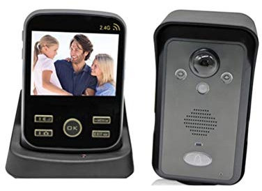 Samnuerly 3.5 Wireless Version Video Door Phone Intercom Waterproof Night Vision Door Bell Access Control System Wall Mounting