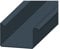 4 Home & Garden | Einzelteile Dachrinnensystem RG 70 Typ 200 Fallrohr DN 60 | Kunststoff PVC Anthrazit | Verbinder Stutzen Rinnenhalter (Dachrinne 200cm)