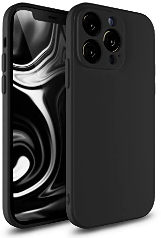 Etuano kompatibel mit iPhone 11 Pro Max Hülle Silikon, Handyhülle iPhone 11 Pro Max Case mit Kameraschutz Ultra dünn Slim Cover Square Design Schutzhülle für iPhone 11 Pro Max Schwarz