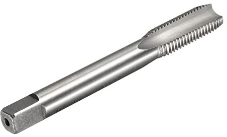 QUARKZMAN M10 x 1.25 Metrico Filettatura Fresatura Maschi x 1 Pezzo H2 Dritto Scanalatura Macchina Tocca per Filettatura Riparazione, [Acciaio Alta velocità, Non rivestito]