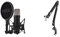 RØDE NT1 5th Generation Large-diaphragm Studio Condenser Microphone with XLR and USB Outputs (Black) & PSA1+ Professional Studio Arm with Spring Damping and Cable Management,Black