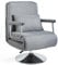 Orbisana Schlafsessel 3in1 - Multifunktionaler Sessel mit Schlaffunktion, Relaxsessel mit Liege-/Bettfunktion, Klappbar, Grau