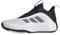 adidas Herren Own The Game 3 Shoes Basketball-Schuhe, Cloud White/core Black/core Black, 48 EU