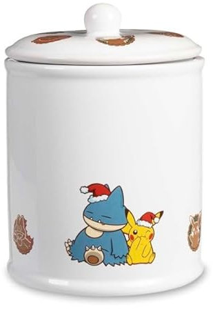 Pokémon Center: Pikachu & Munchlax Pokémon Holiday Cookie Jar