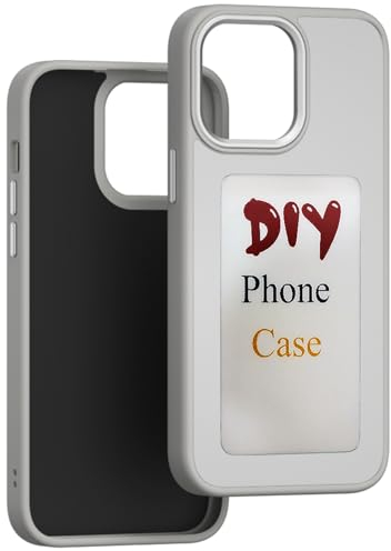 Digitale E-Ink-Handyhülle für iPhone 14 Pro, Bild/Foto, benutzerdefinierte Handyhülle mit editierbarem E-Tintenbildschirm, NFC-Digital-Porträtkunst-Handyhülle, keine Fingerabdrücke, 1 Stück, Weiß