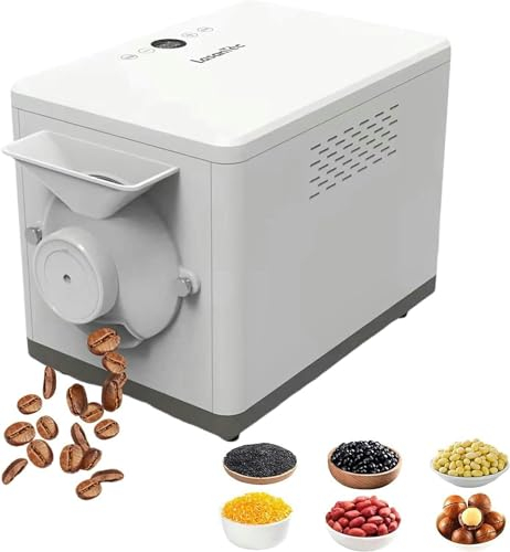 BTURYT Café Automatique À Arrêter La Machine, Temps + Température Réglable, Sèche-Linge, Sésame, Cacao, Déchiré Multifonctionnelle