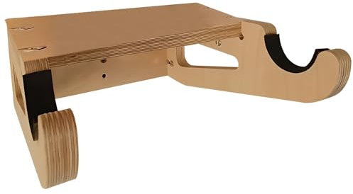 Generic Fahrradhalterung, Holz, Braun, Wandmontage, Wohnzimmer, Hängeregal, Fahrräder aufbewahren und organisieren