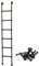 AYVADA 100–300 cm hohe Metallleiter zur Wandmontage, Sicherheitskletterleiter für den Dachboden, Kellerfenster-Ausstiegsleiter für Wohnmobil, Auto, Boot, Wohnheim, Bibliothek – Tragkraft 330 lbs (1
